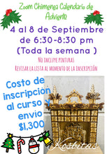 Cargar imagen en el visor de la galería, Zoom chimenea calendario de adviento