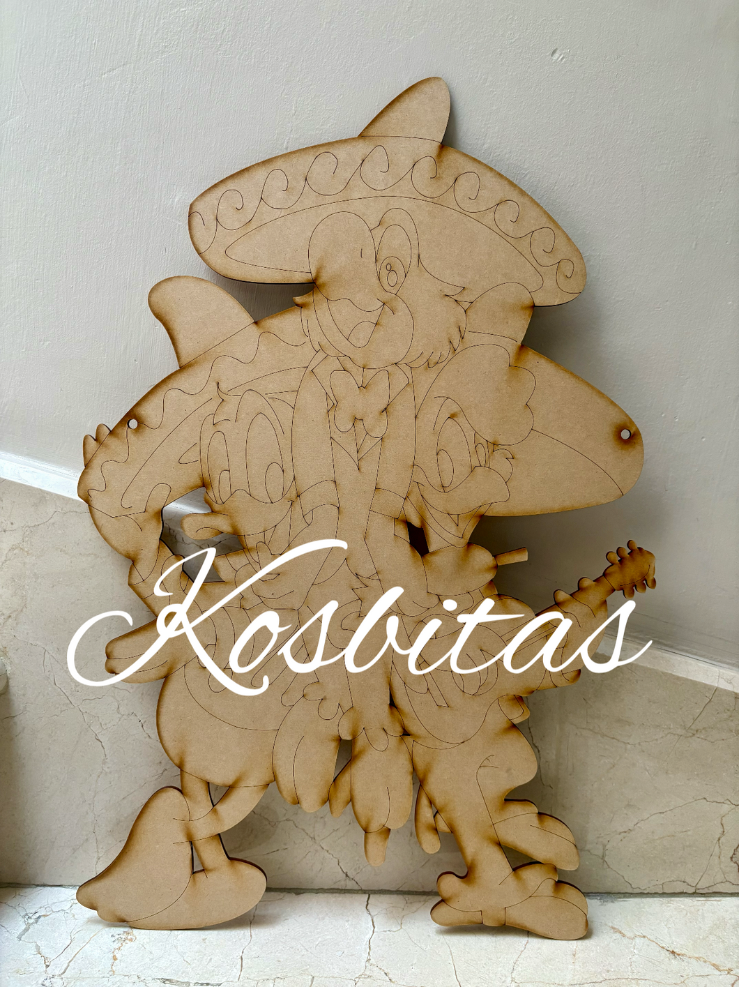 Colgante los 3 caballeros