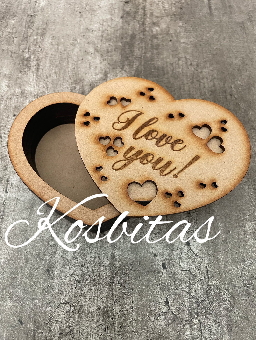 Chocolatera corazón I love you