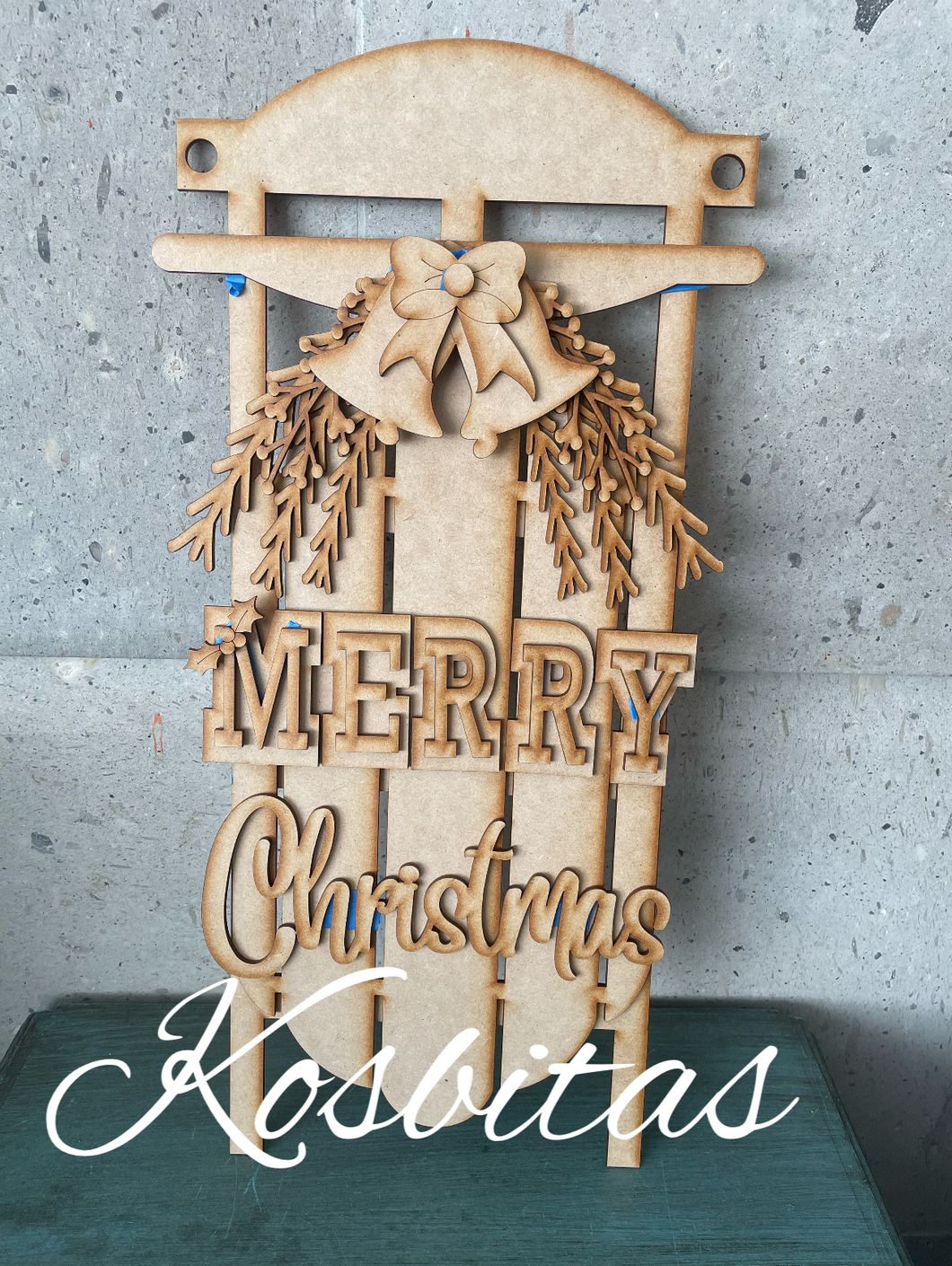 Trineo Merry Christmas