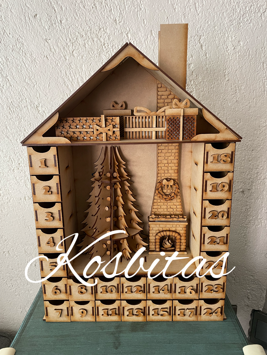 Casita calendario de adviento