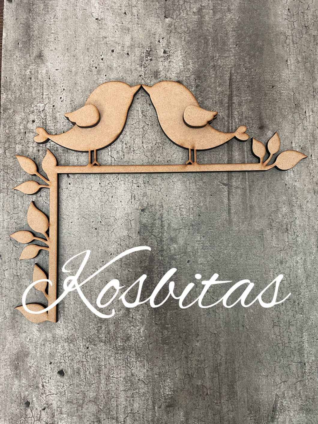 Esquinero para puerta pájaros