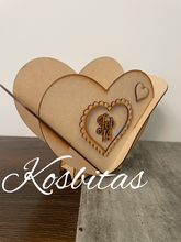 Cargar imagen en el visor de la galería, Base corazón para paletas o flores
