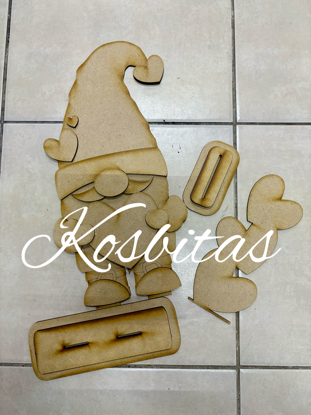 Gnomo torre corazones