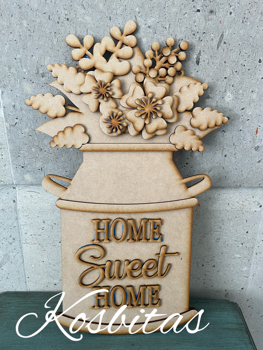 Colgante bote de leche