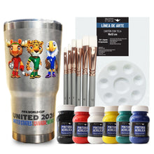 Cargar imagen en el visor de la galería, Kit mundialista termo plata
