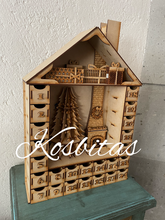 Cargar imagen en el visor de la galería, Casita calendario de adviento
