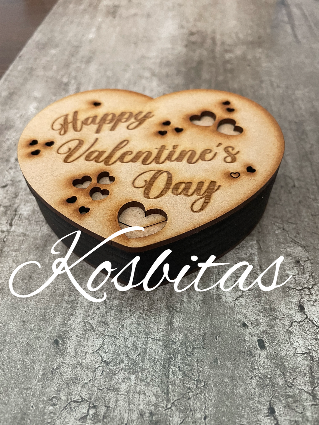 Chocolatera corazón Happy Valentines Day