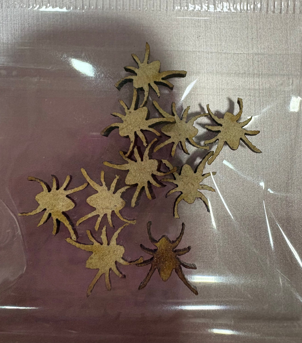 Kit mini arañas 10 piezas