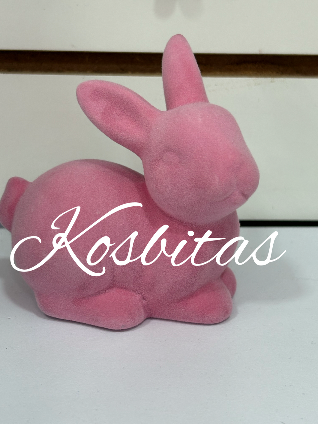 Conejo terciopelo rosa