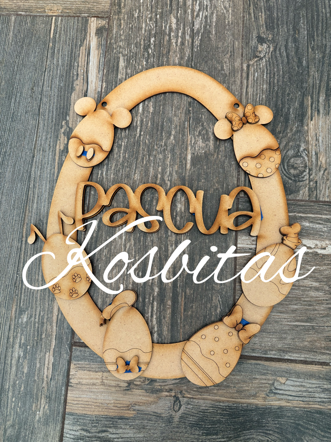 Corona forma huevo Disney