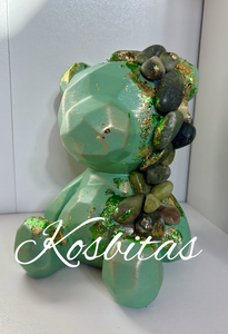Ágata verde 10 cm
