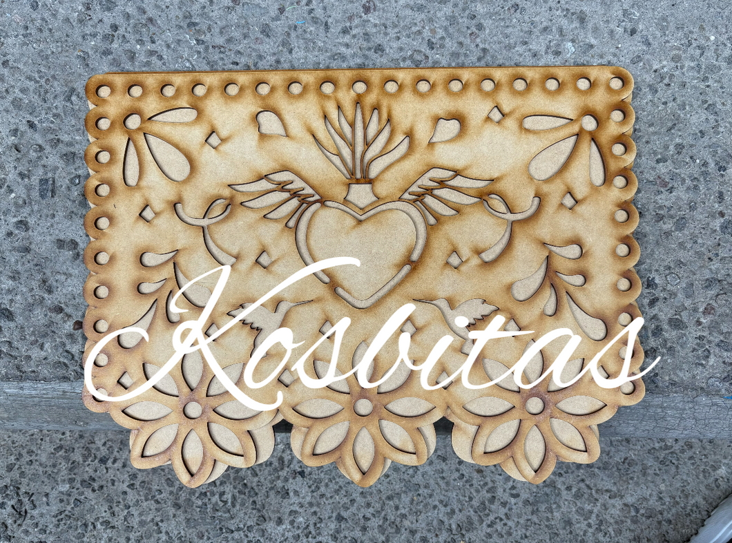 Colgante papel picado