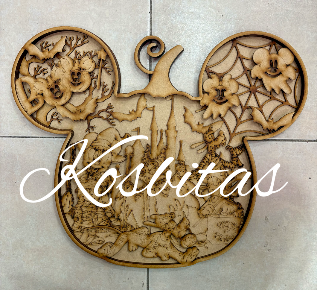 Corona multicapa Halloween