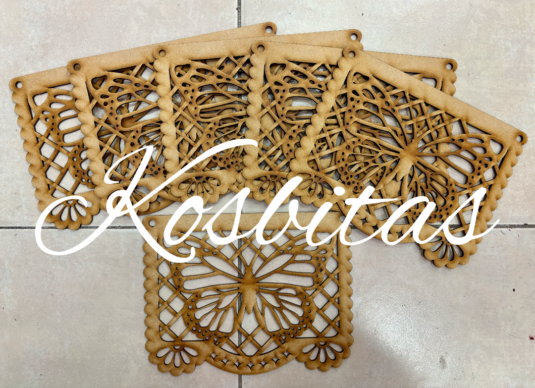 Guía papel picado monarcas