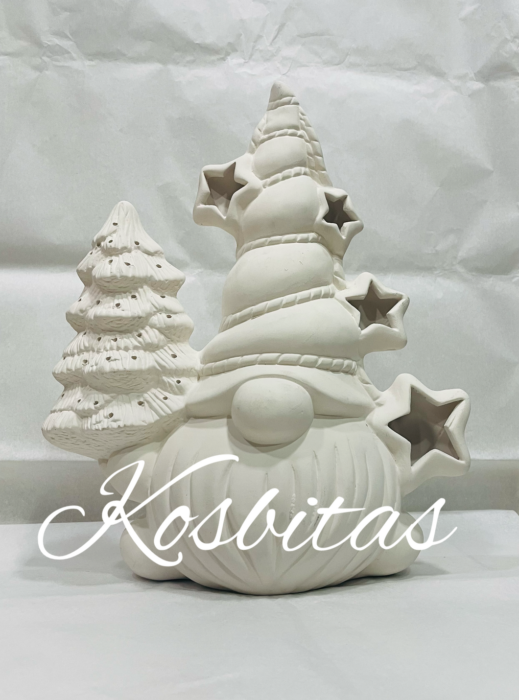 Gnomo árbol estrellas