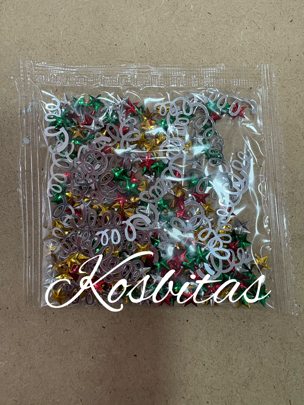 Confeti estrellas y fiesta