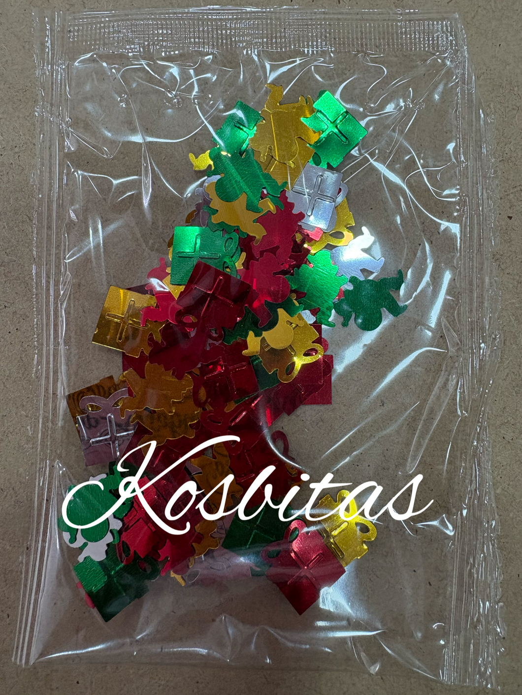 Confeti Santa regalos