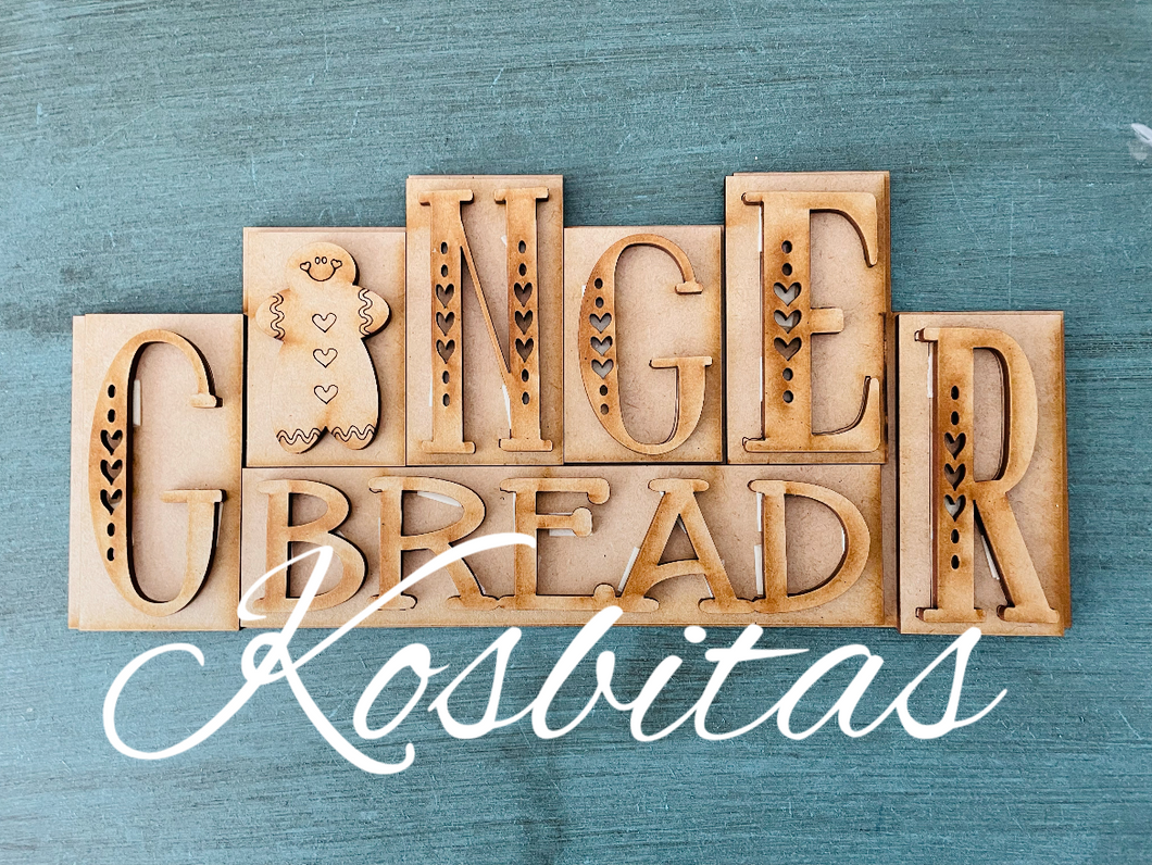 Letrero ginger bread