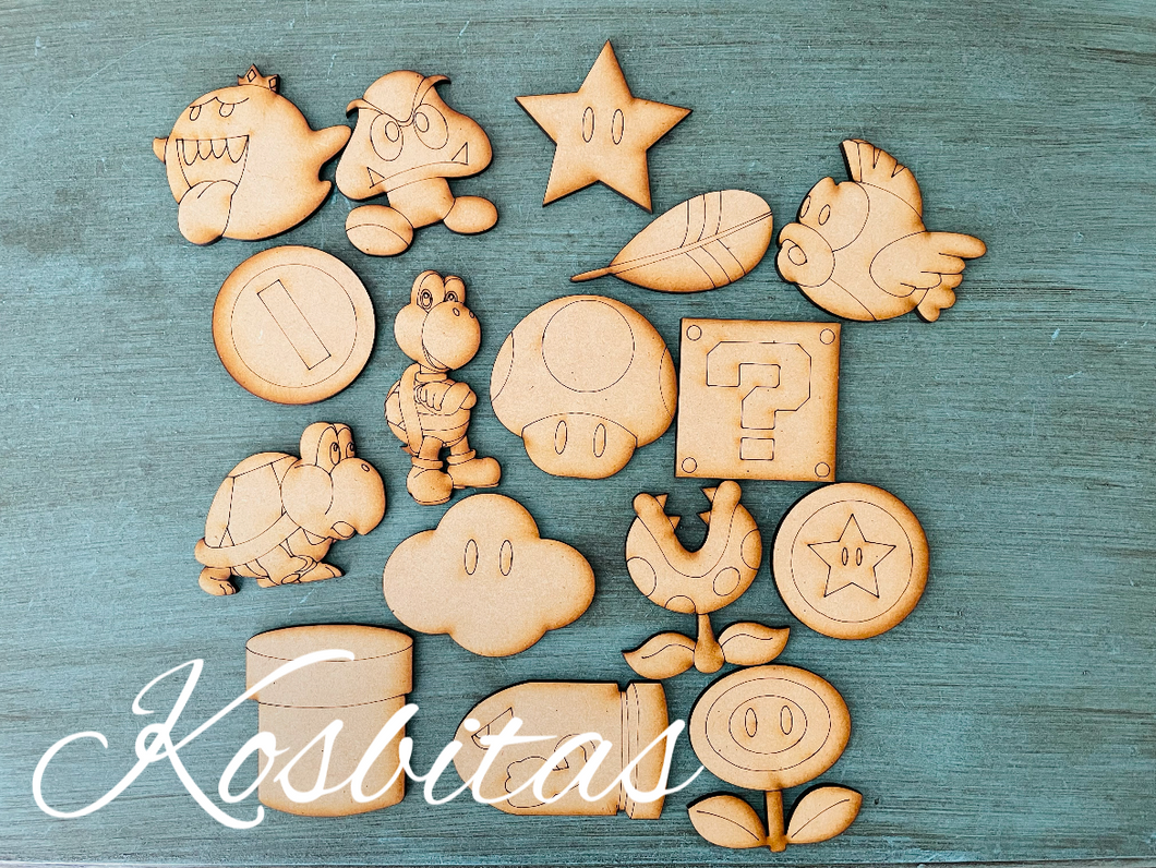 Kit mario personajes