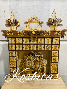 Chimenea calendario de adviento