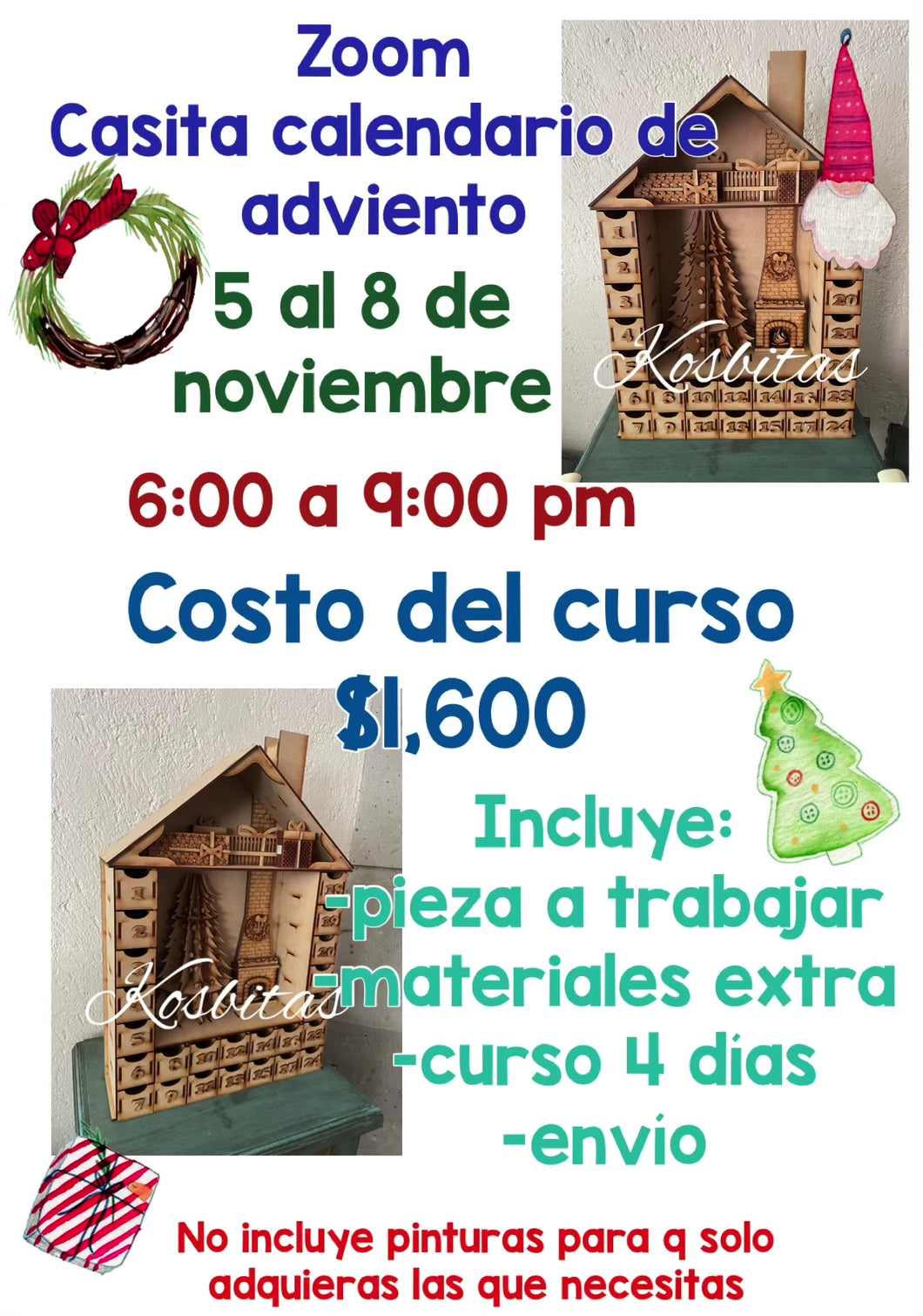 Zoom Casita Calendario de Adviento