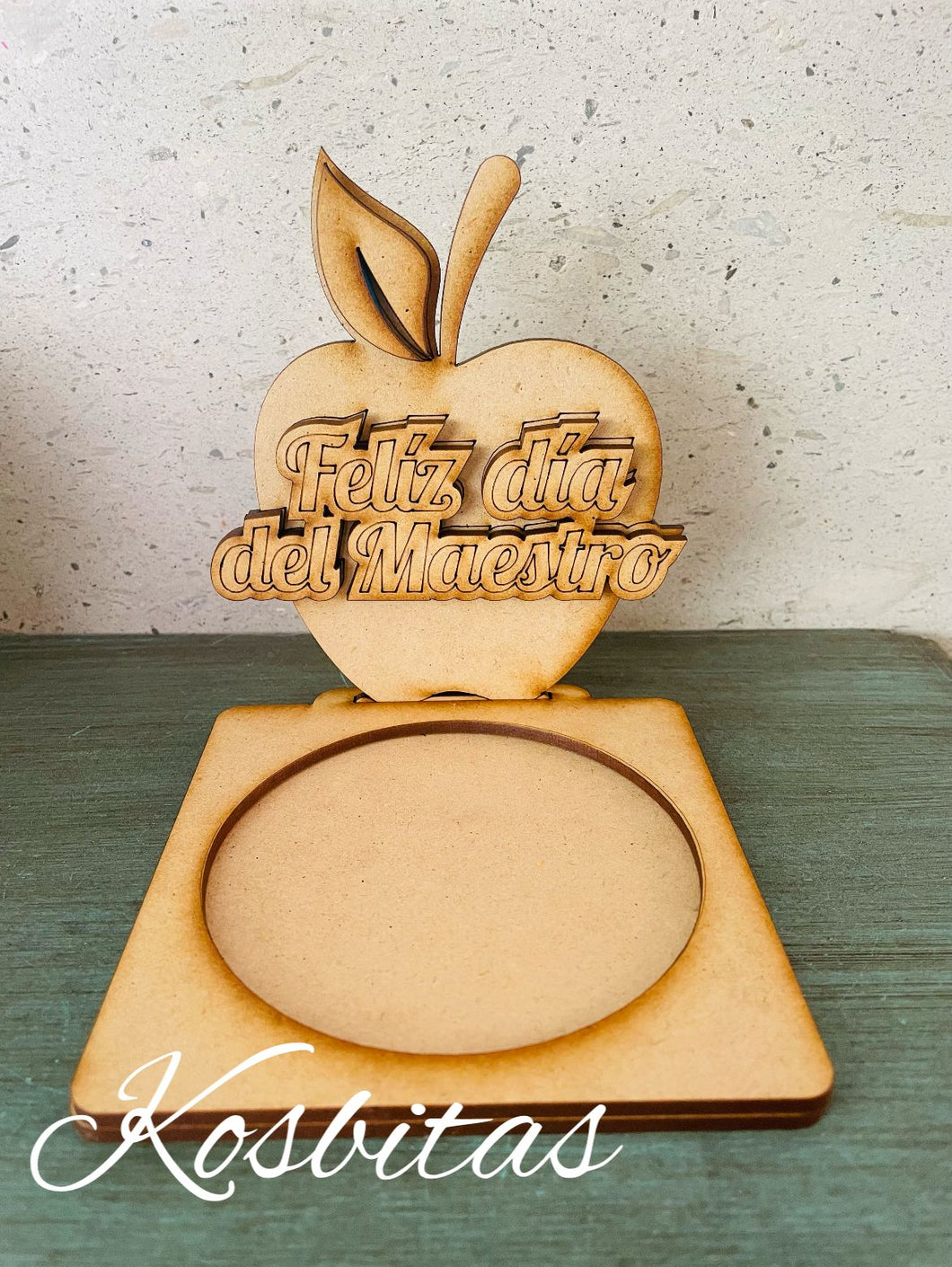 porta taza feliz día del maestro