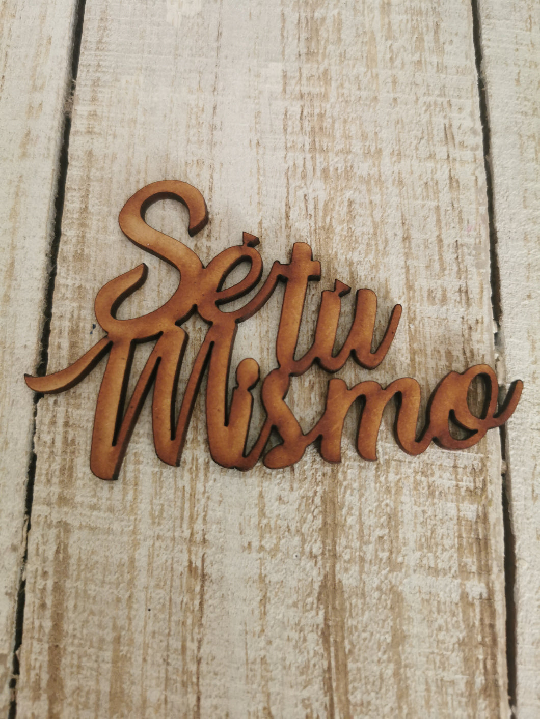 Sé tu mismo