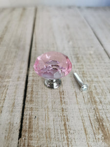 chupon diamante rosa 3cm