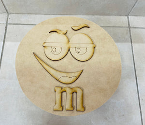 Caja m&m.  20cm