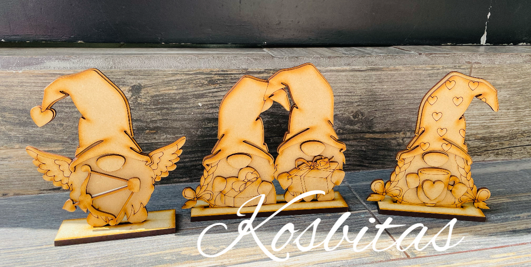 Kit gnomos san Valentín