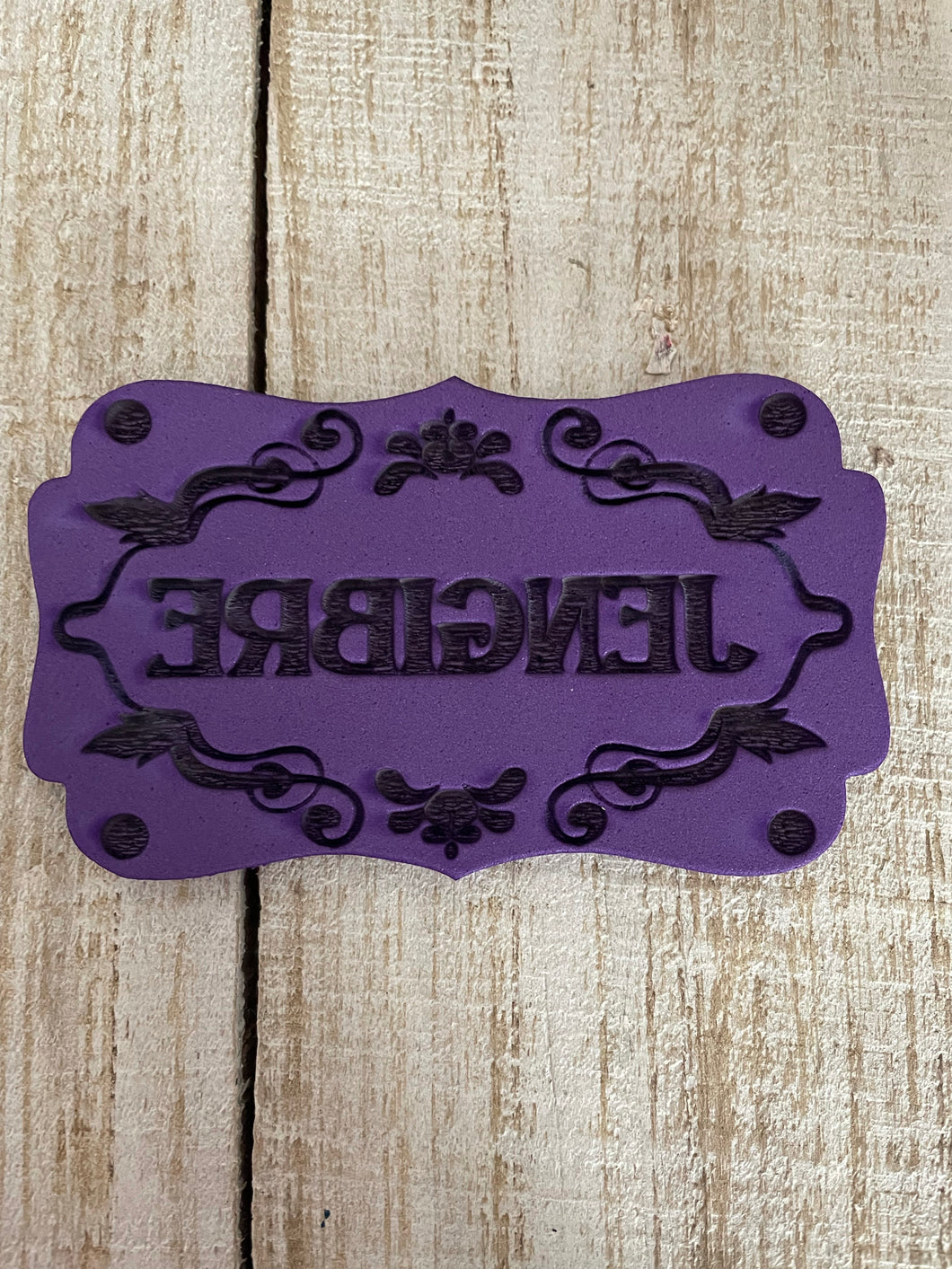 TAG JENGIBRE.  10x6cm