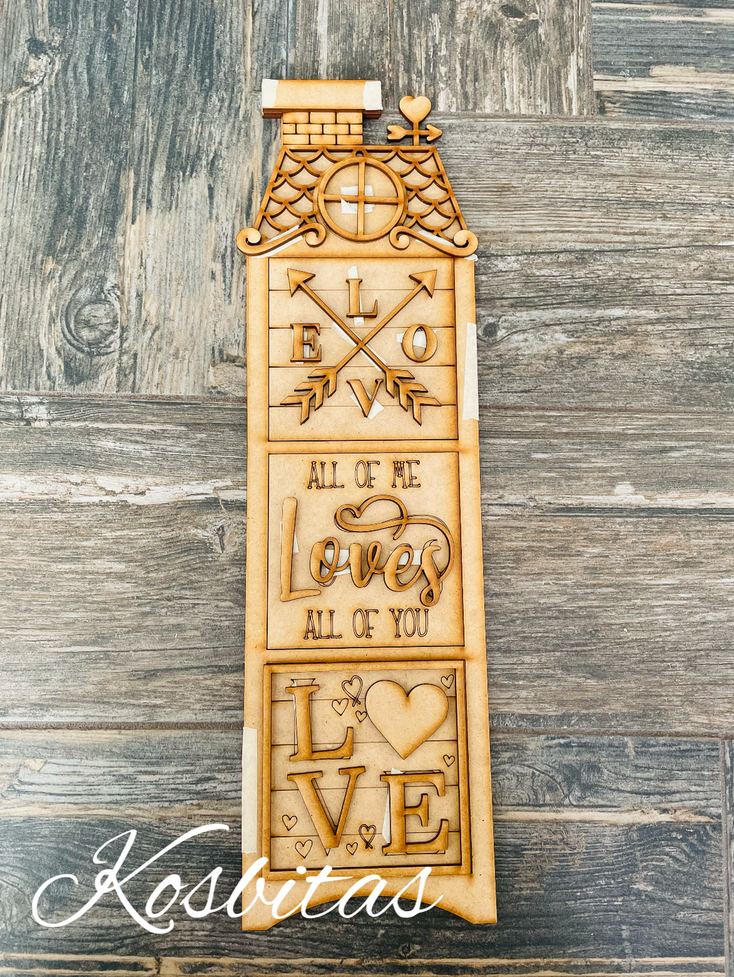 Casa 3 cuadros con aplicaciones no.1