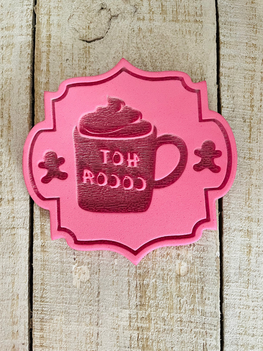 Sello hot cocoa 10x10cm
