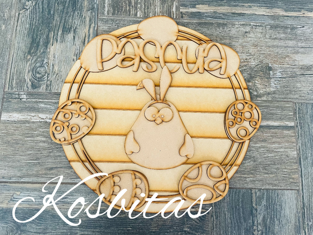 Ranurado Pollo Conejo 40cm