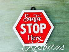 Cargar imagen en el visor de la galería, Esfera Stop Santa   20x18cm
