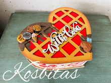 Cargar imagen en el visor de la galería, Caja dulcera ❤️ waffle
