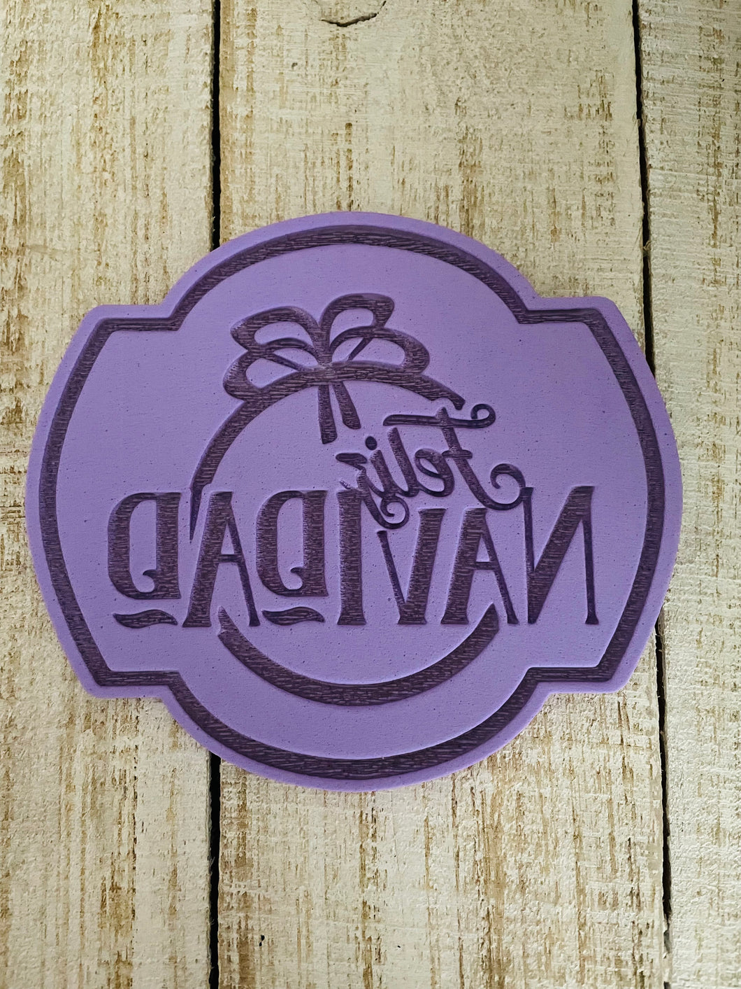 Feliz navidad esfera 13x11.5cm