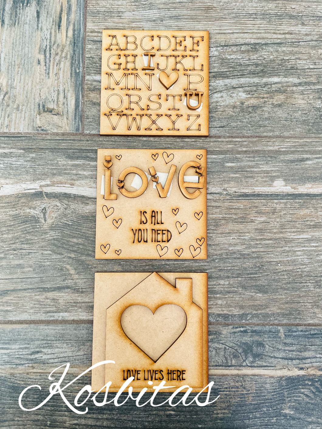 Cuadros casa corazón