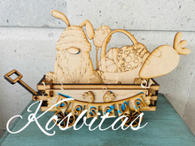 Cargar imagen en el visor de la galería, Aplicaciones carreta gnomo pascua
