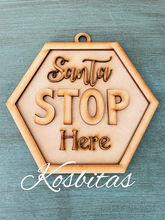 Cargar imagen en el visor de la galería, Esfera Stop Santa   20x18cm
