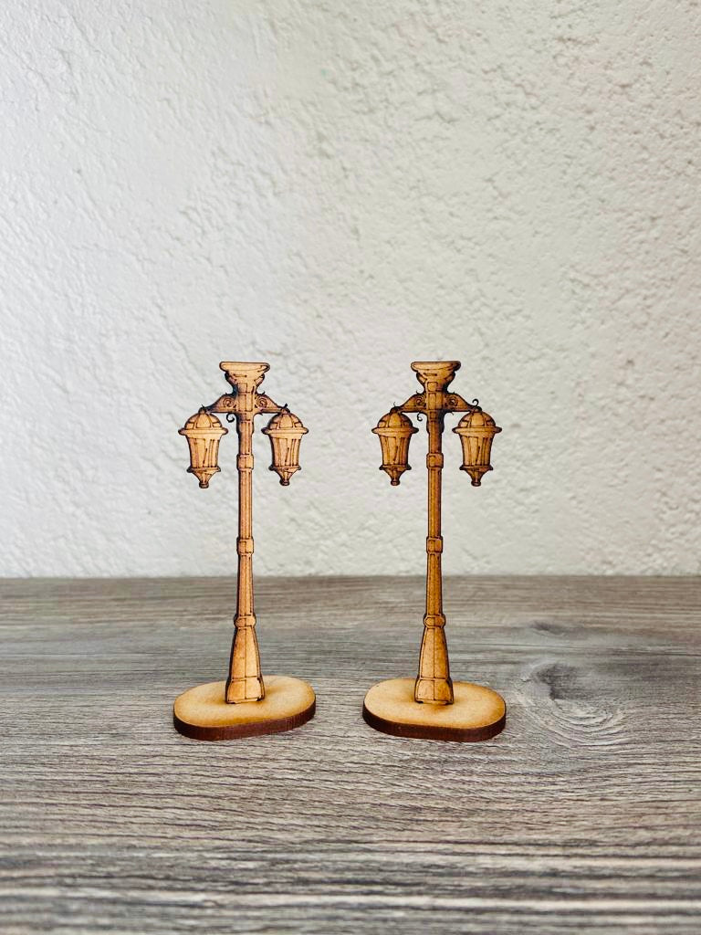 Kit faroles para villa navideña