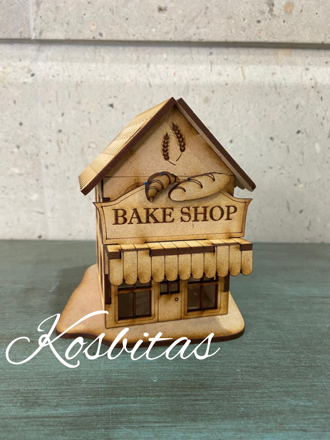 Casa panadería para villa navideña