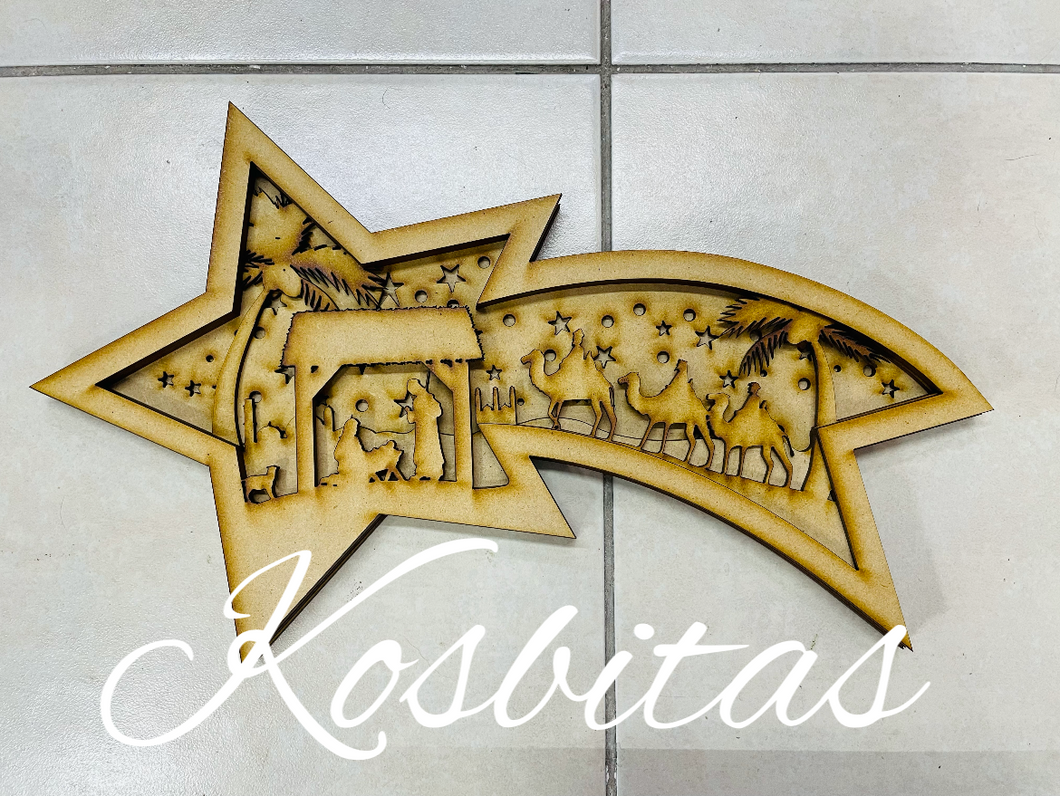 Estrella multicapas 35cm