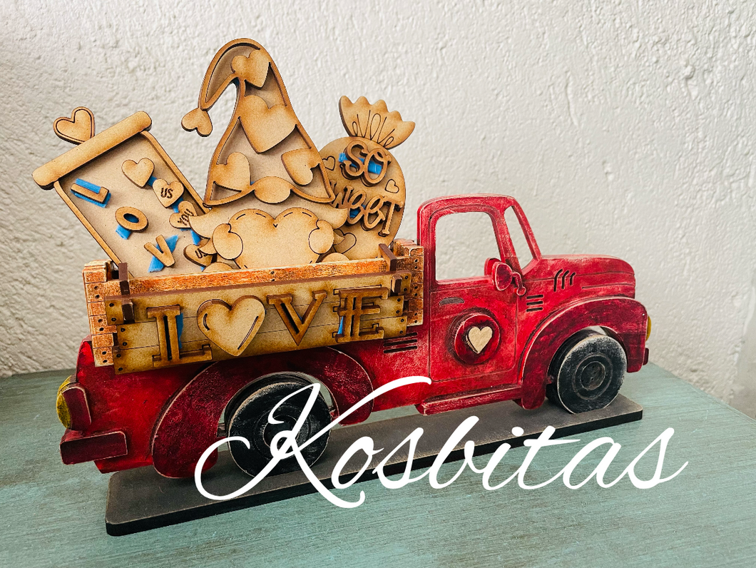 Aplicaciones gnomo love camioneta