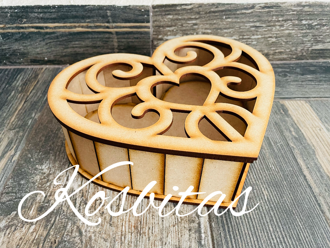 Caja dulcera ❤️ centro corazón