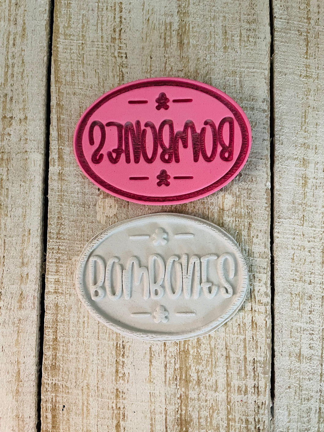 Sello bombones ginger. 7x5cm