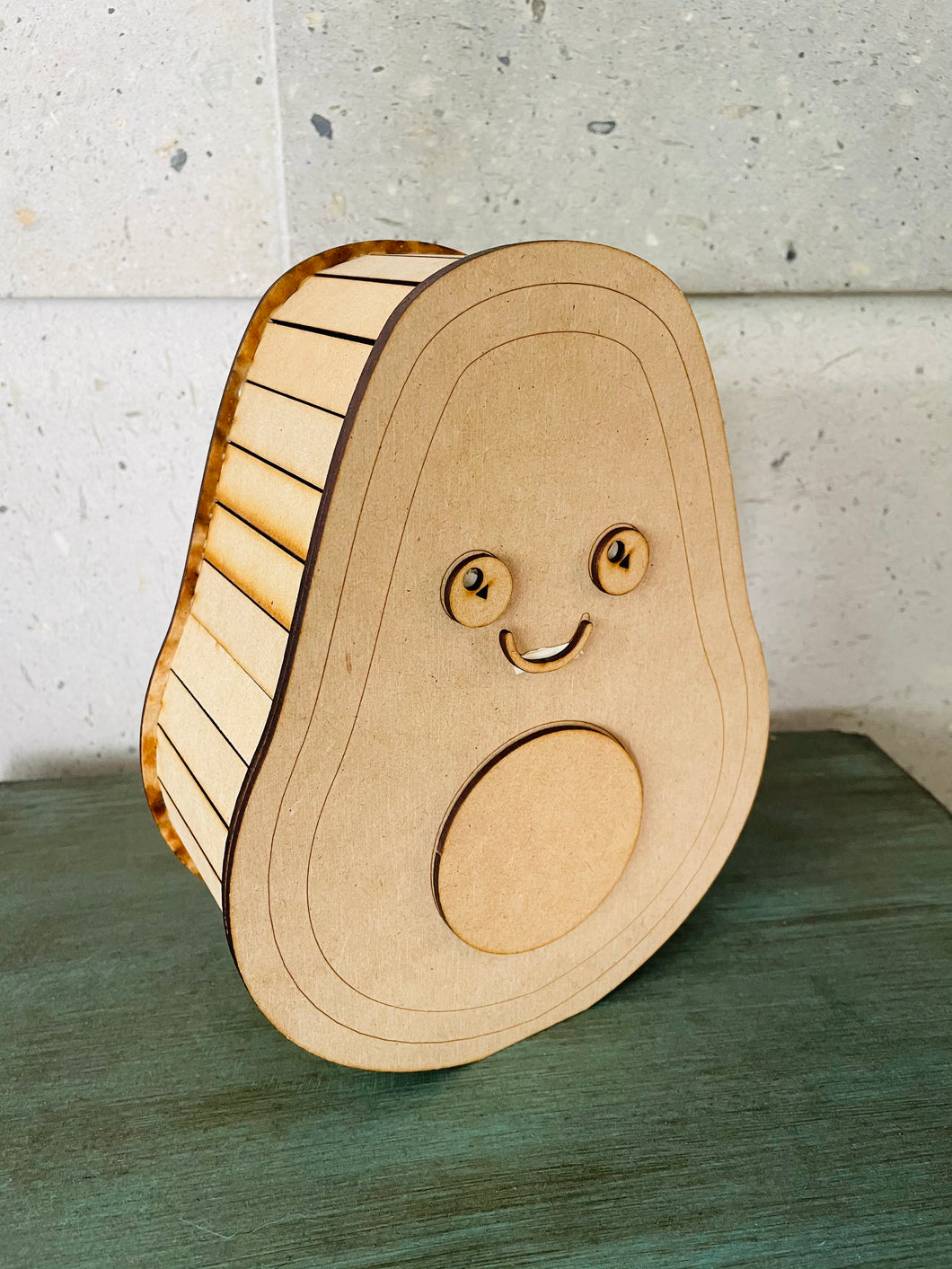 Caja aguacate 22x17x8cm