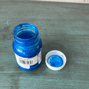 Tiza metálica azul malaquita