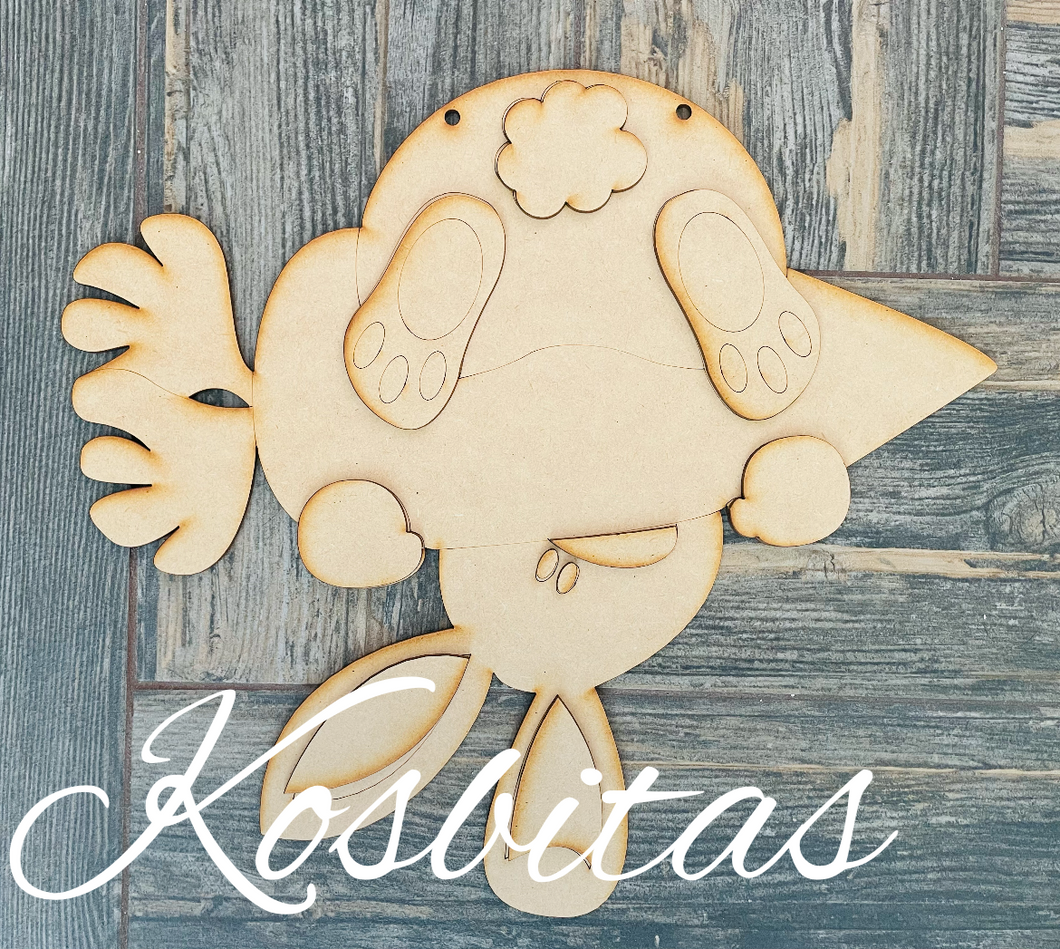 Colgante Conejo Zanahoria